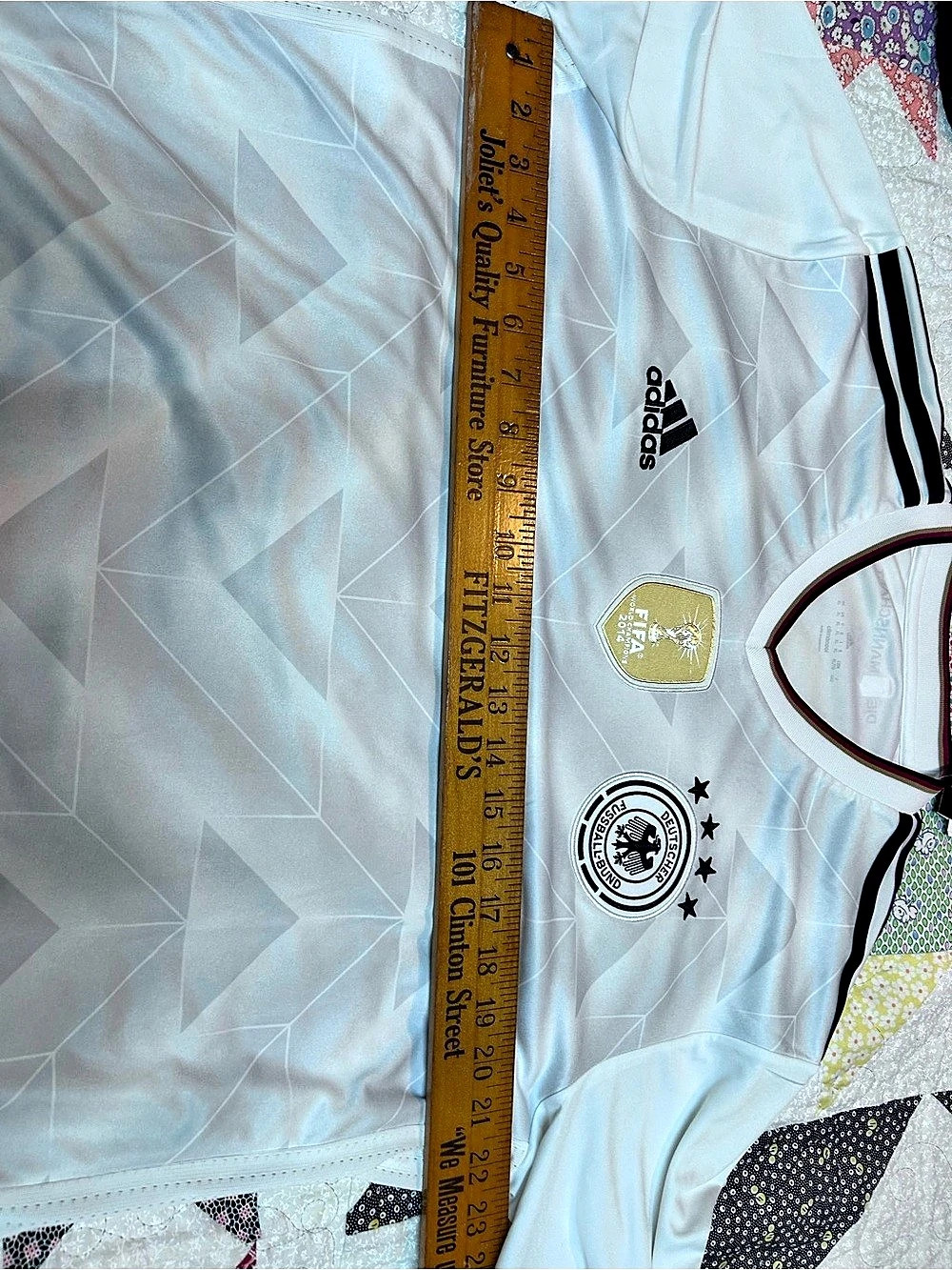 adidas Germany 2017 Confederations Cup Home Jersey Men's White XL